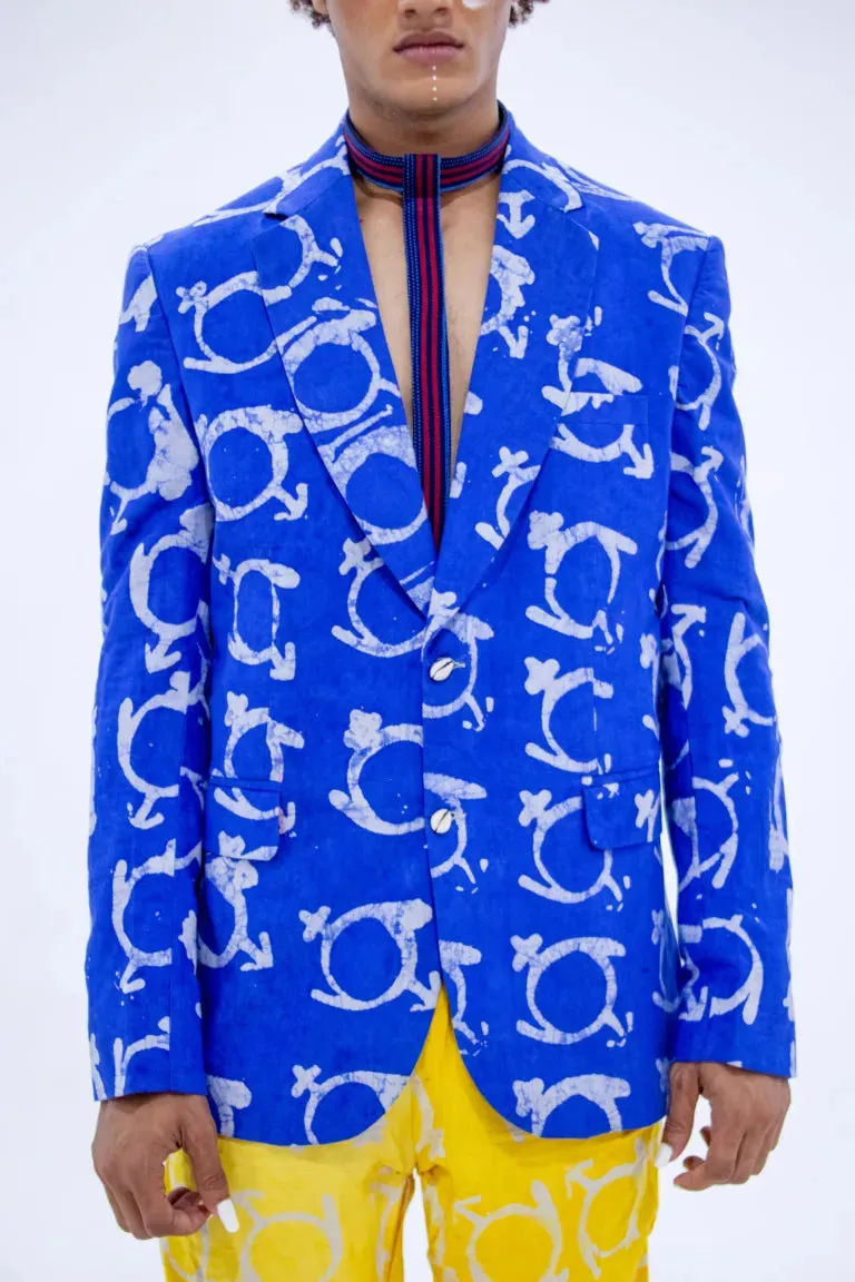 Cute Saint Akoko Blazer - Blue