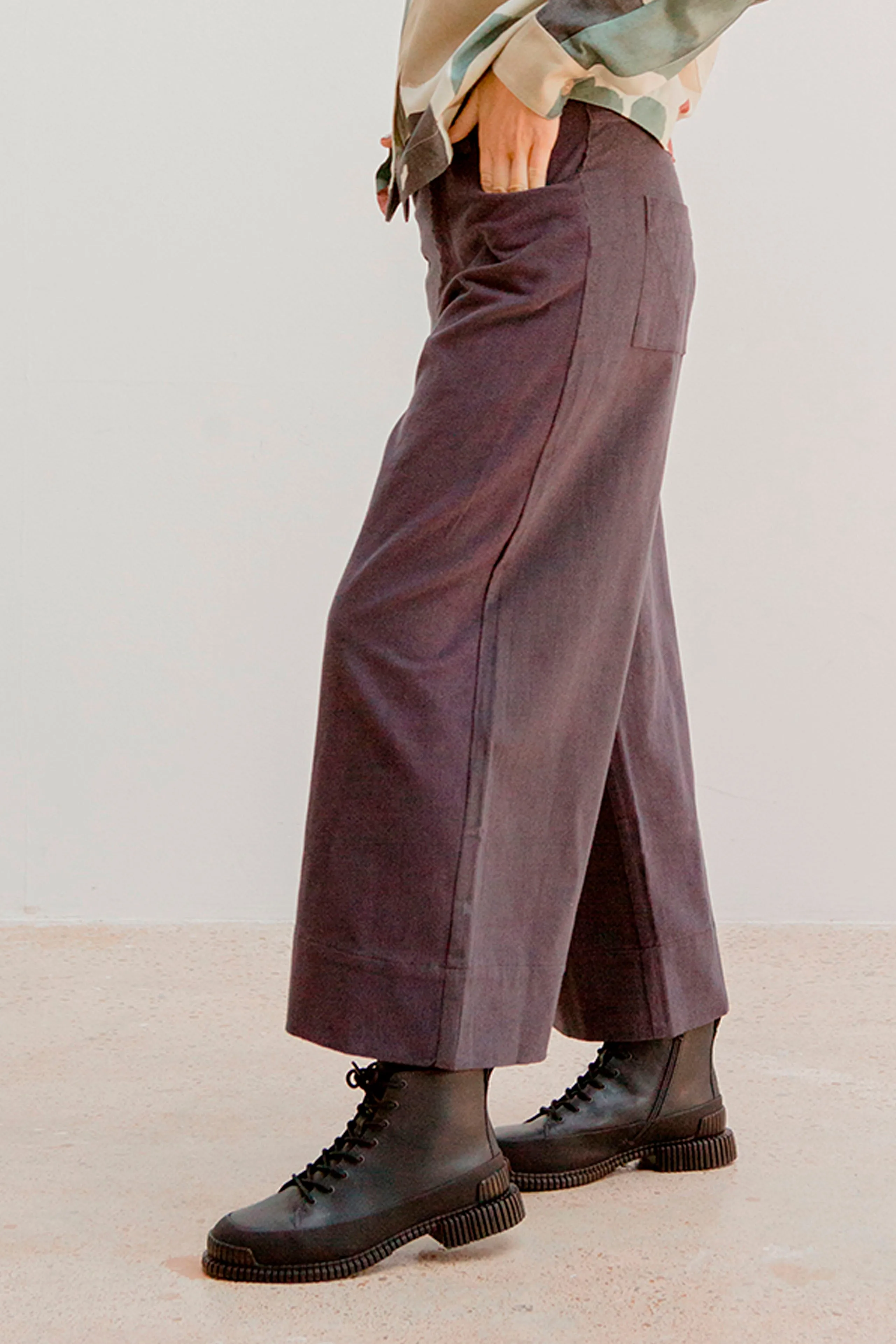 Dark grey Imary Corduroy Pants Suite13