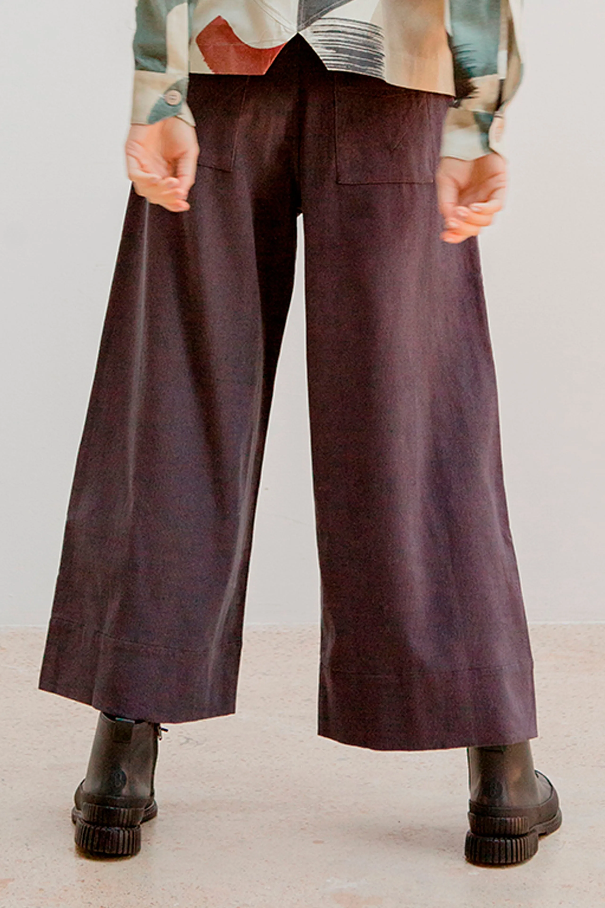 Dark grey Imary Corduroy Pants Suite13