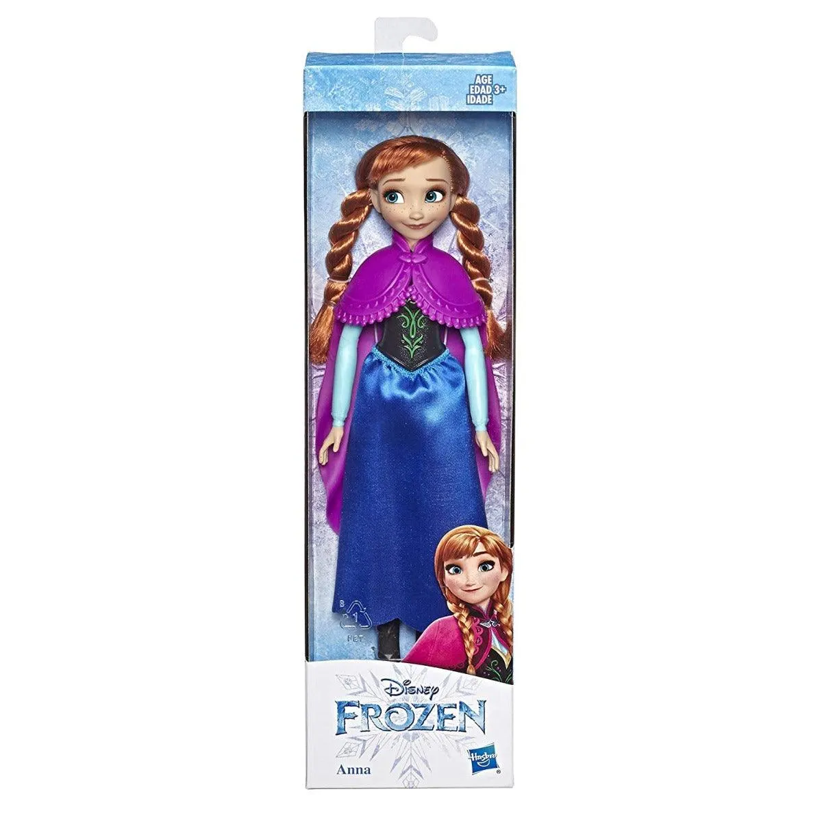 Disney Frozen Anna Fashion Doll with Long Red Hair and Movie-Inspired Outfit From Frozen