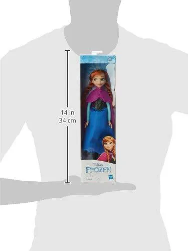 Disney Frozen Anna Fashion Doll with Long Red Hair and Movie-Inspired Outfit From Frozen