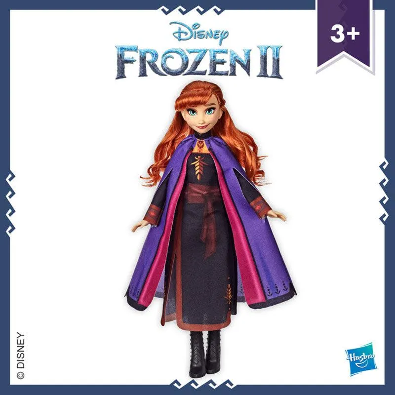 Disney Frozen Anna Fashion Doll With Long Red Hair and Outfit Inspired by Frozen 2 - Toy for Kids 3 Years Old and Up