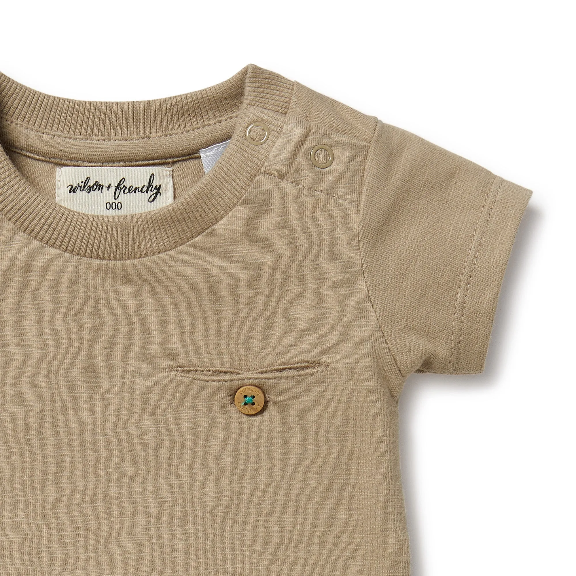 Driftwood Organic Pocket Bodysuit