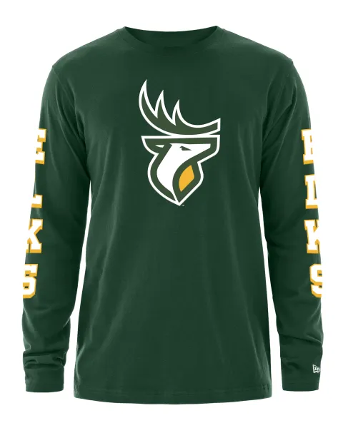 Edmonton Elks New Era Primary Logo L/S Tee