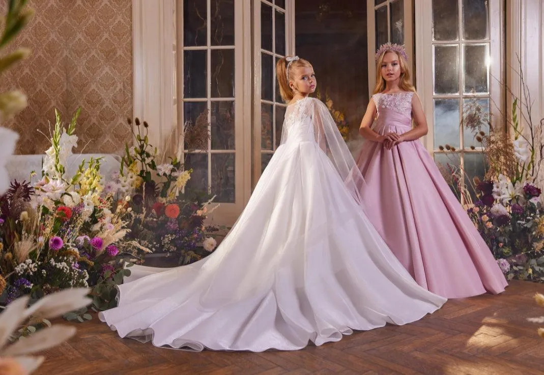 Empress Gown Collection – White & Blush