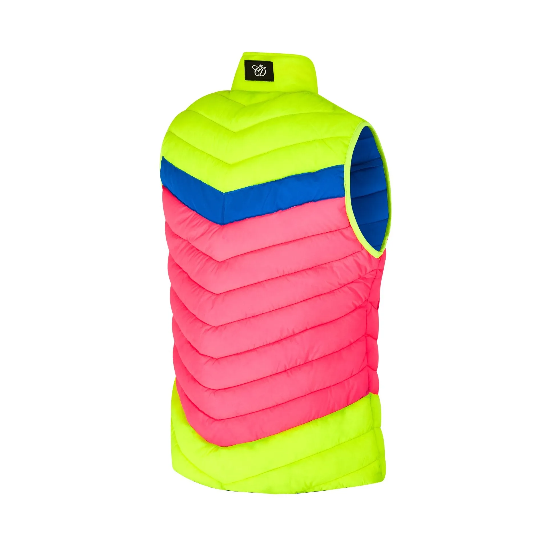 Equisafety Hi Viz Riding Gilet - Pink/yellow