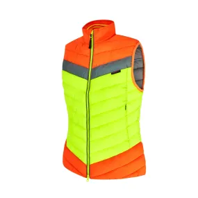 Equisafety Hi Viz Riding Gilet -Yellow/orange