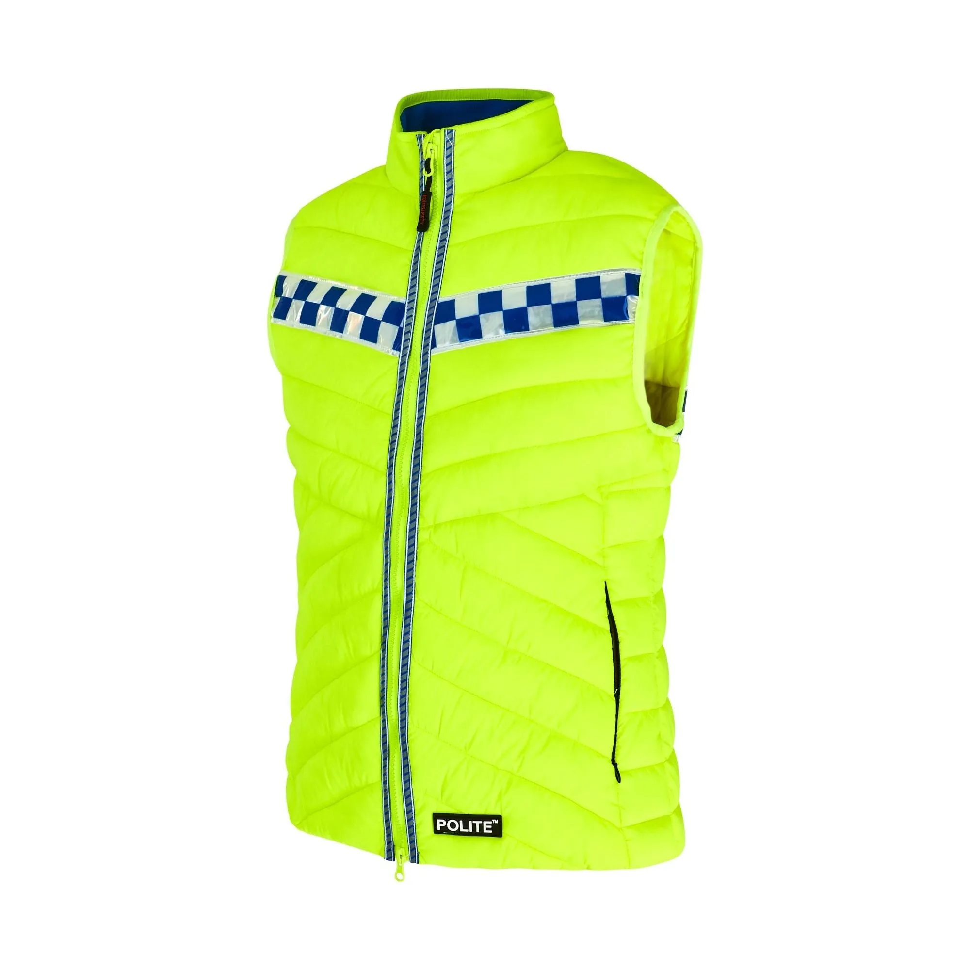 Equisafety POLITE Hi Vis Fitted Gilet