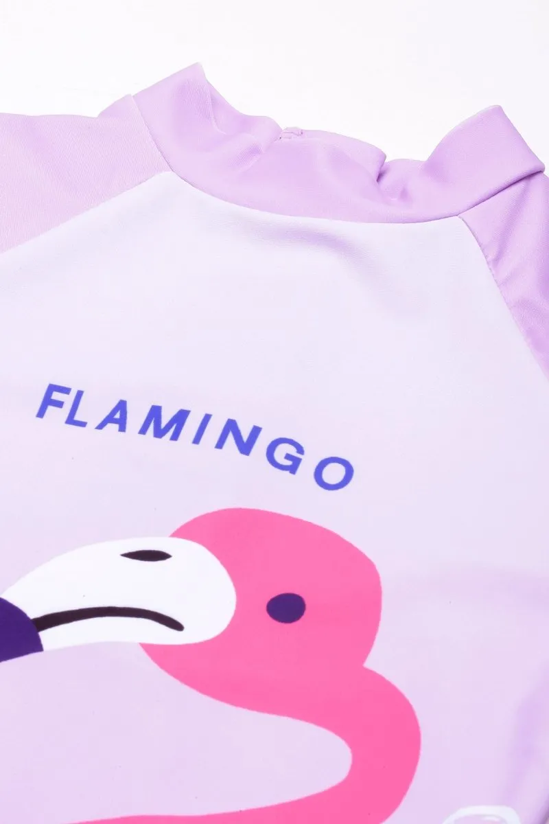 Flamingo Fandango Girls Swimsuit