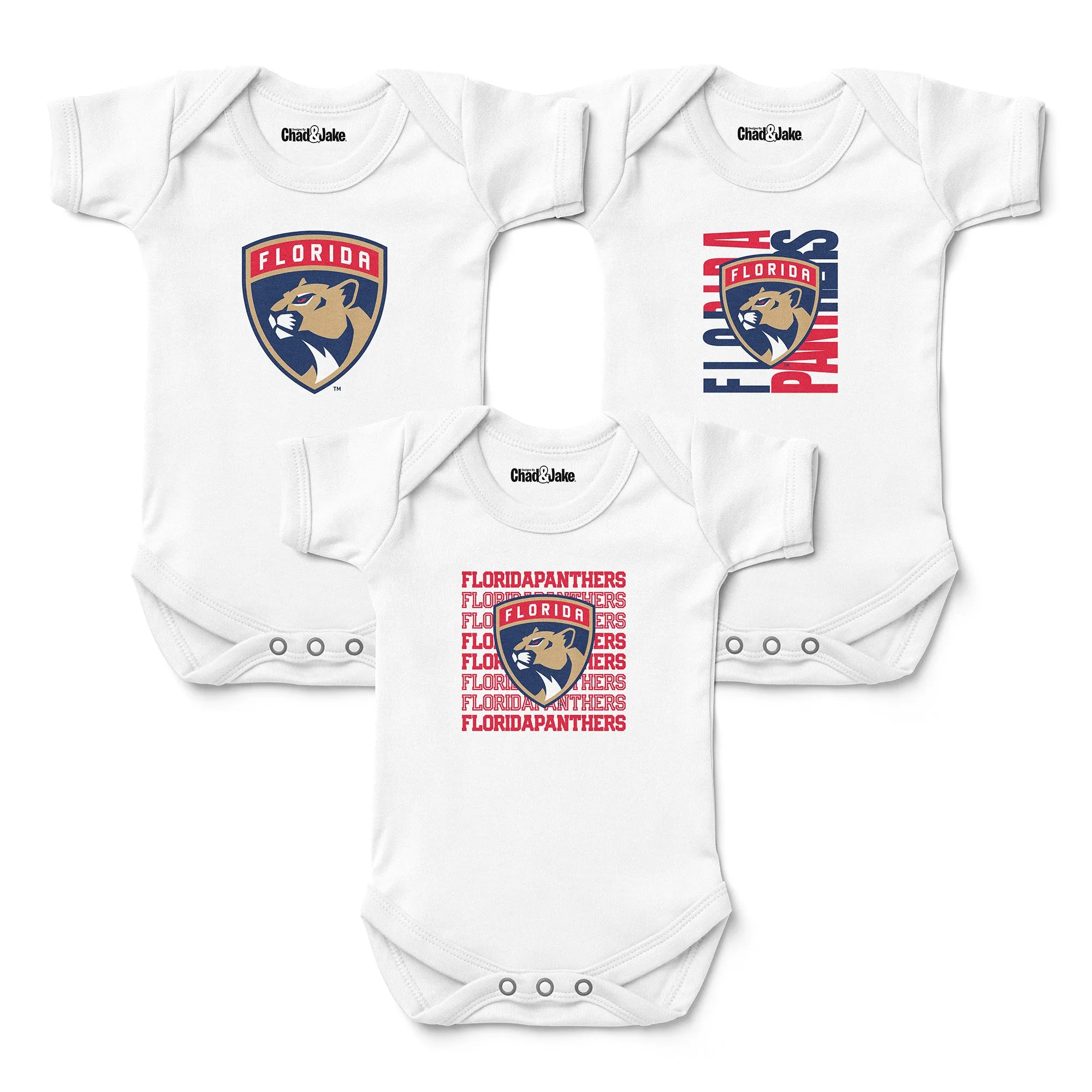 Florida Panthers 3-Pack Bodysuits