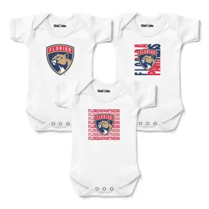 Florida Panthers 3-Pack Bodysuits