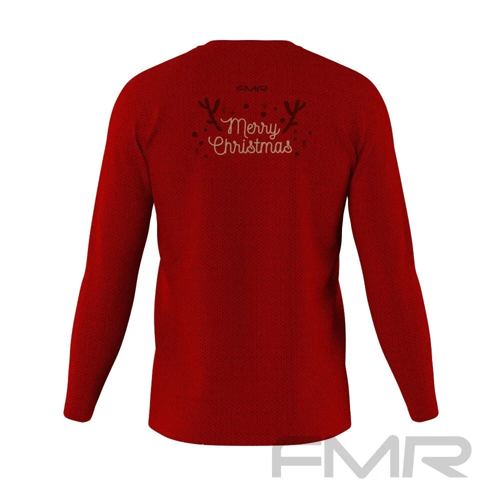 FMR Men's Deer Sweater Technical Long Sleeve Shirt