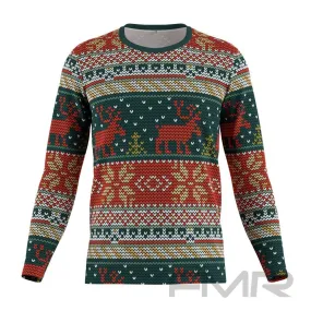 FMR Men's Deer Ugly Sweater Long Sleeve Shirt