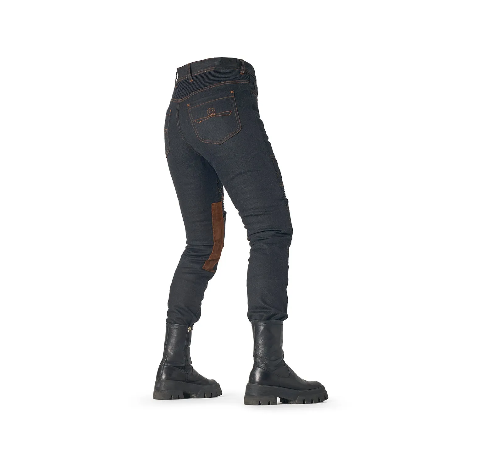 Fuel Motorcycles Sergeant 2 Ladies Trousers - Waxed Denim