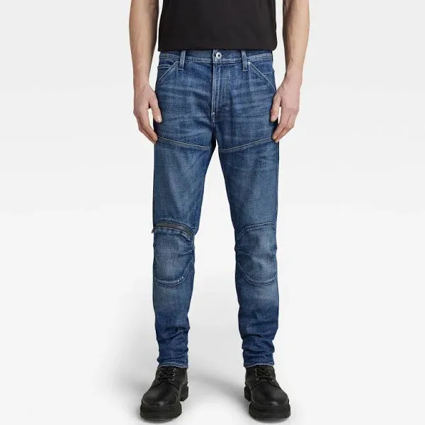 G-Star 5620 3D ZIP KNE SKINNY Men’s -FADED WATER