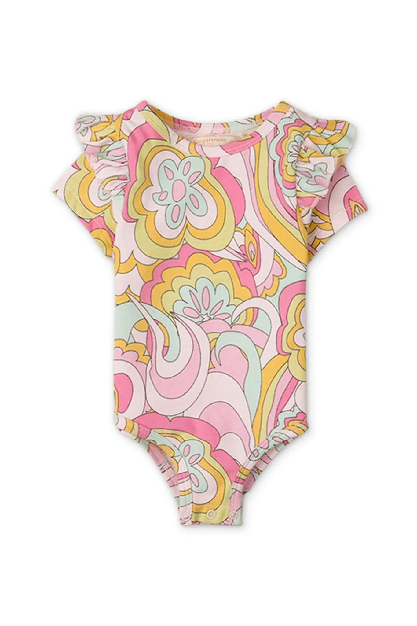 Gingersnaps Psychedelic Print Bodysuit