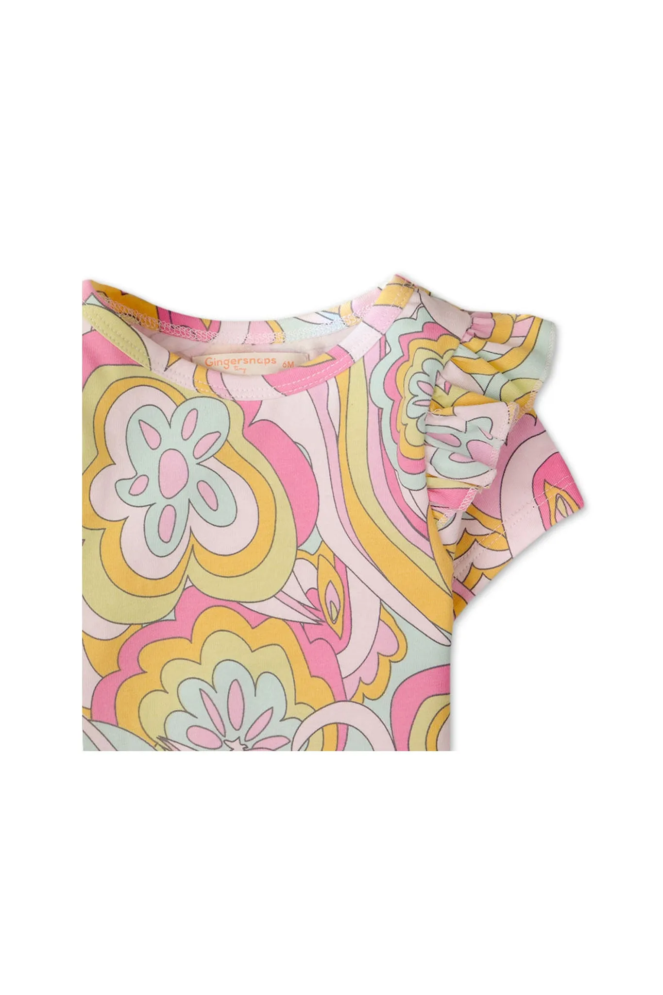 Gingersnaps Psychedelic Print Bodysuit