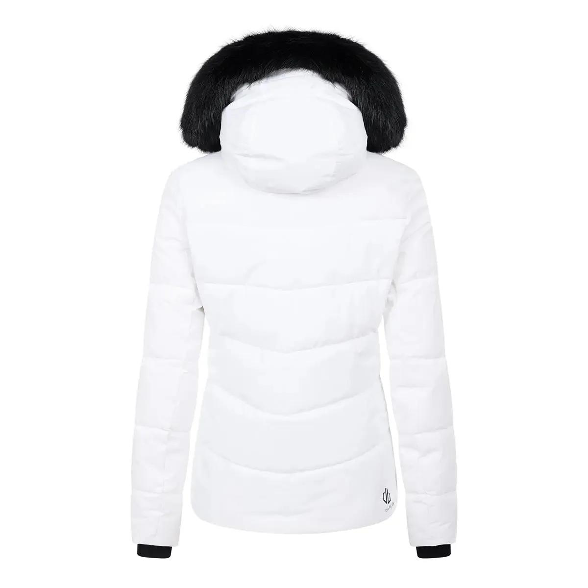 Glamourize V Baffled Ski Jacket - White