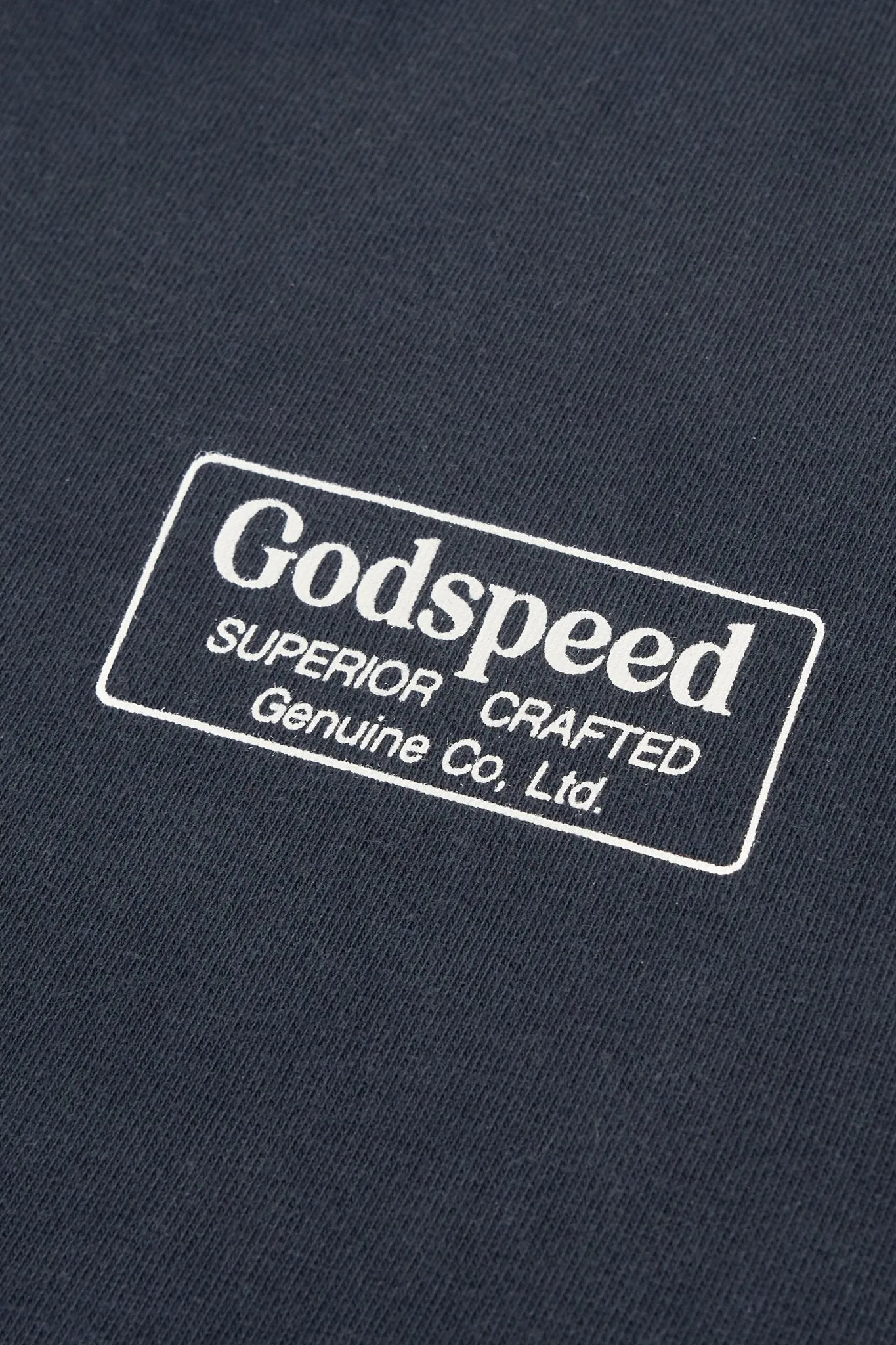 Godspeed 'Genuine' Heavyweight Organic T-Shirt - Navy