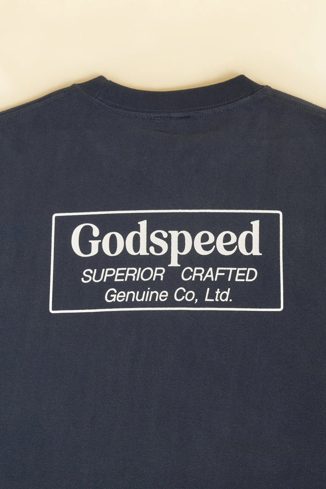 Godspeed 'Genuine' Heavyweight Organic T-Shirt - Navy