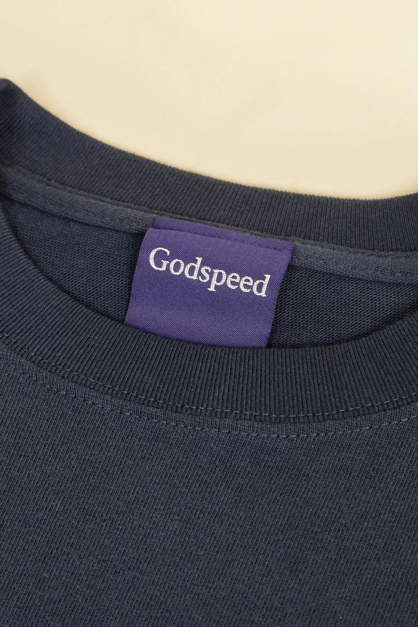 Godspeed 'Genuine' Heavyweight Organic T-Shirt - Navy