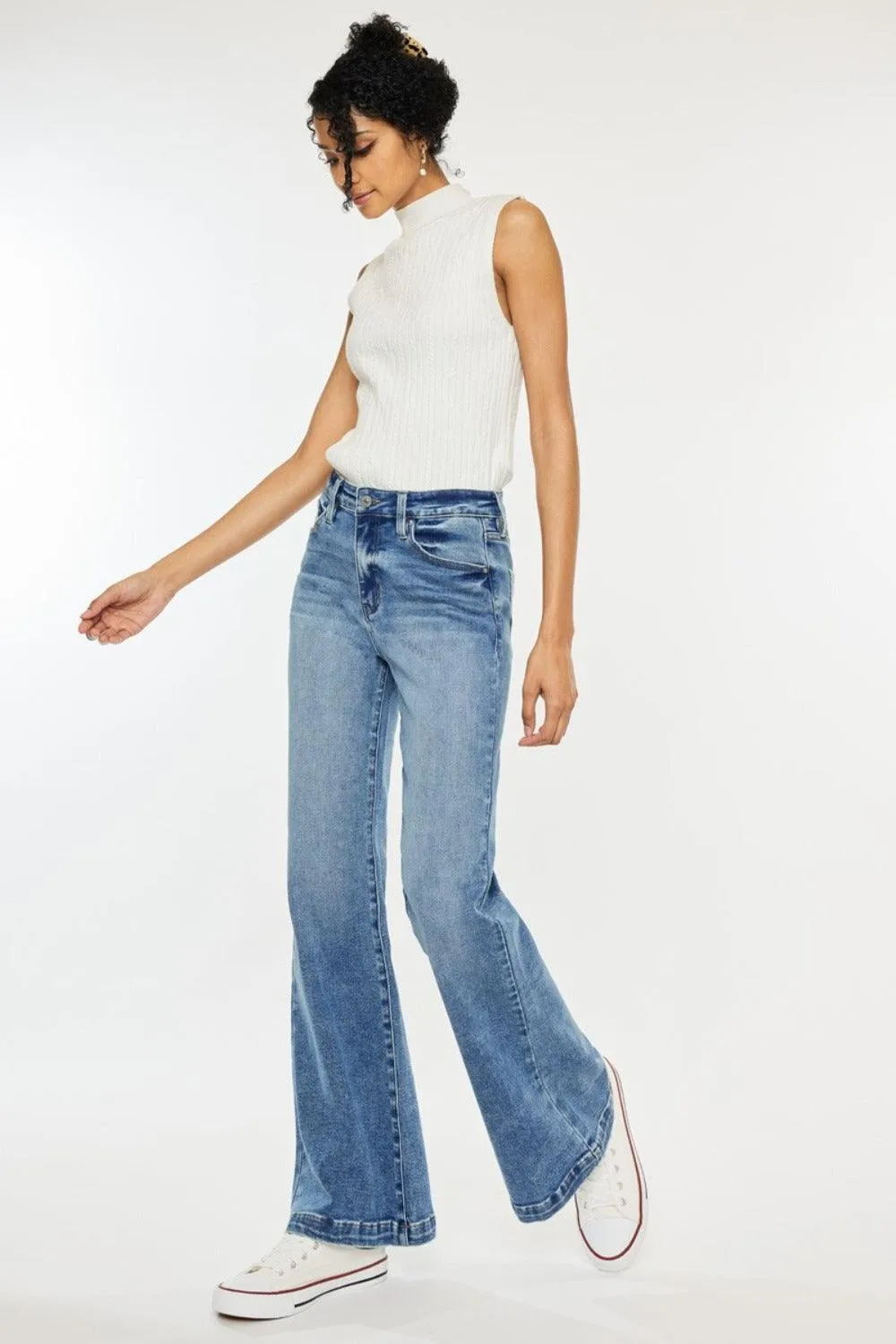 High Rise Wide Leg Jeans