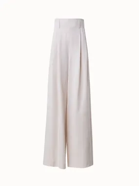 High Waisted XL Wide Leg Pants in Stretch Linen