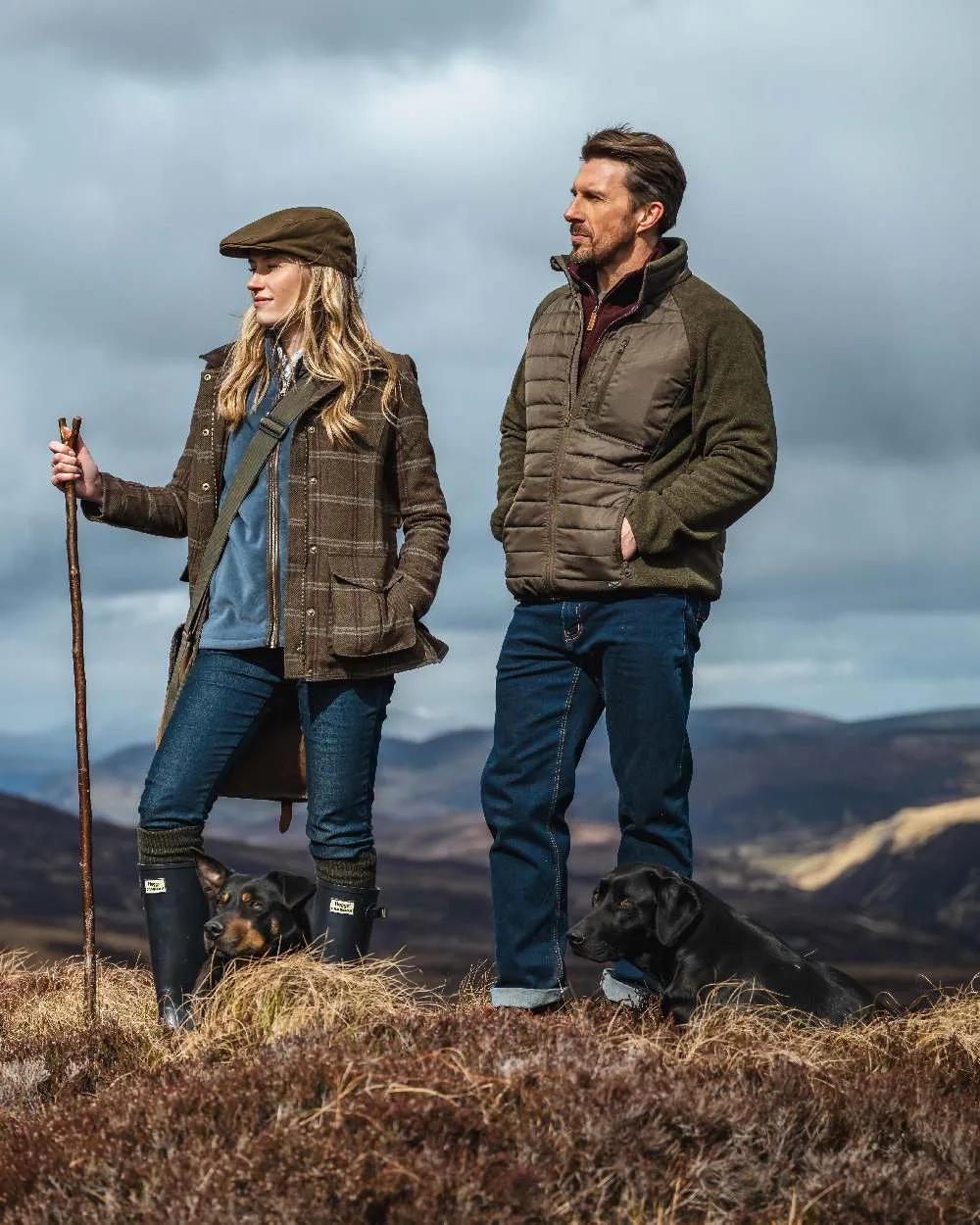 Hoggs of Fife Mens Melville Hybrid Jacket