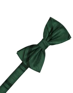 Holly Striped Satin Kids Bow Tie