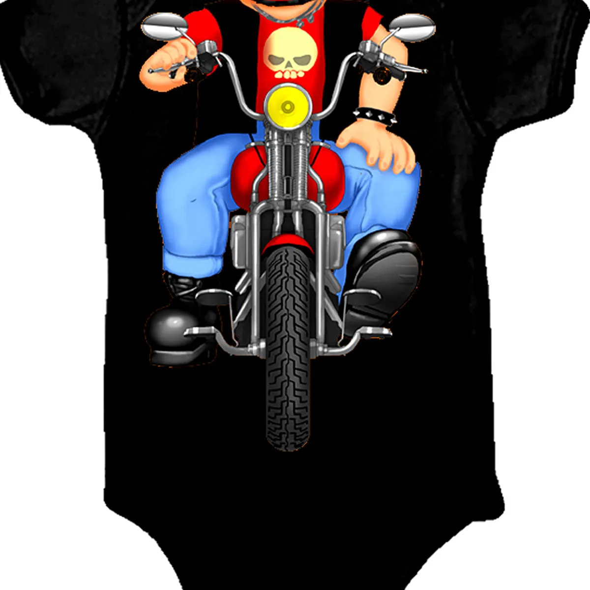 Hot Leathers GYS1019 Headless Boy Biker Bodysuit