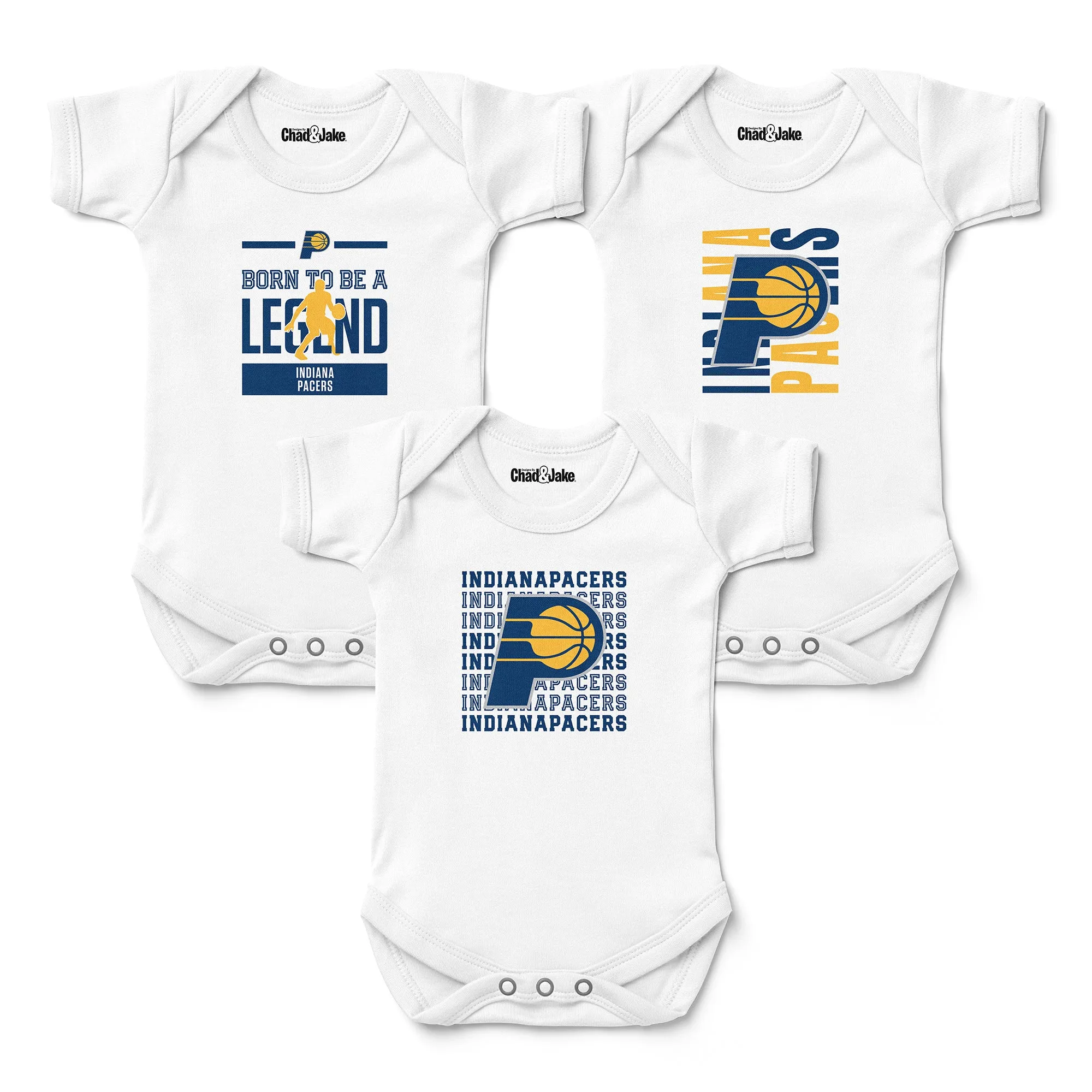 Indiana Pacers 3-Pack Bodysuits