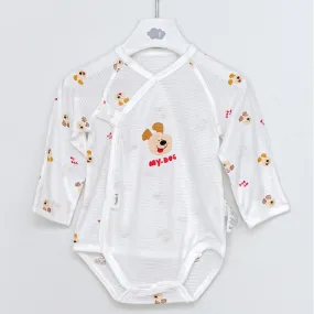 Infant Kimono Bodysuit - My dog