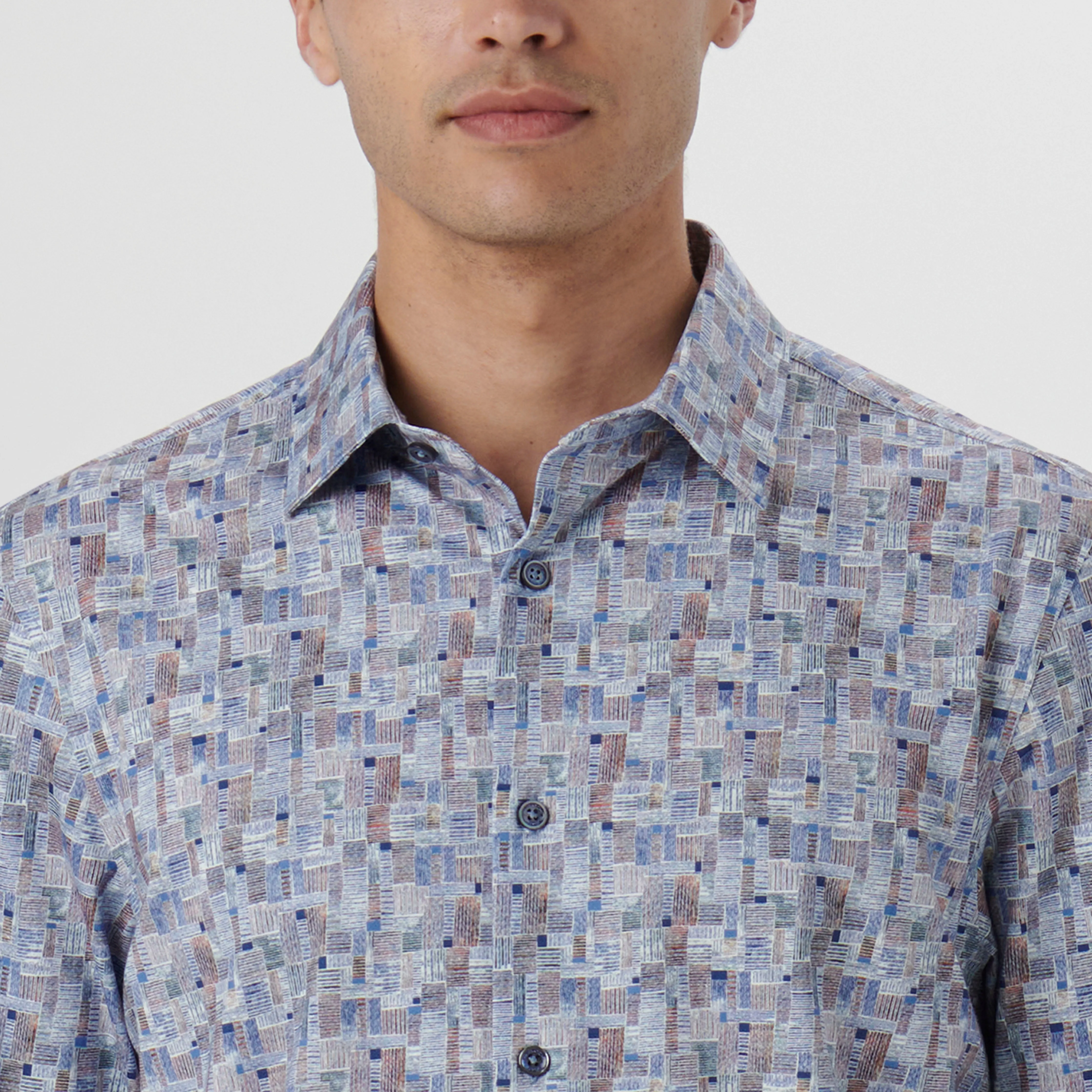 James Patchwork Print OoohCotton Shirt