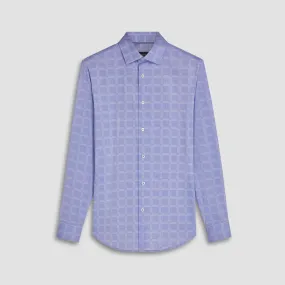 James Windowpane Check Print OoohCotton Shirt