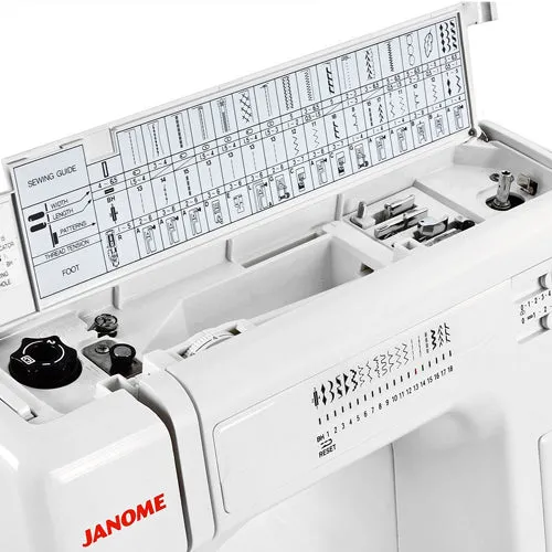 Janome HD3000 - Heavy Duty; Gross 10.5kg; 480x246x370mm; Made in Taiwan