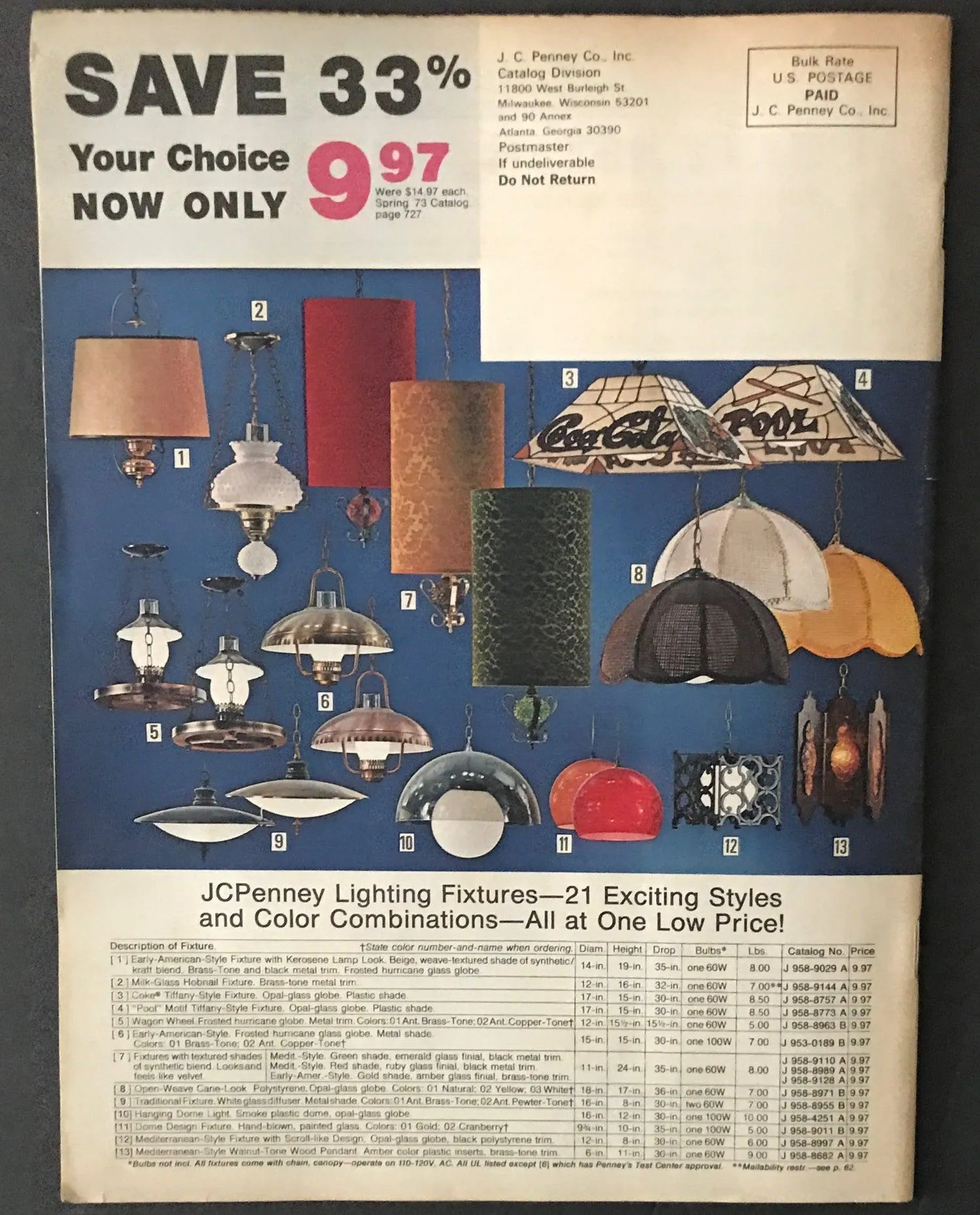 JCPENNEY Pre-Summer Sale Catalog 1973