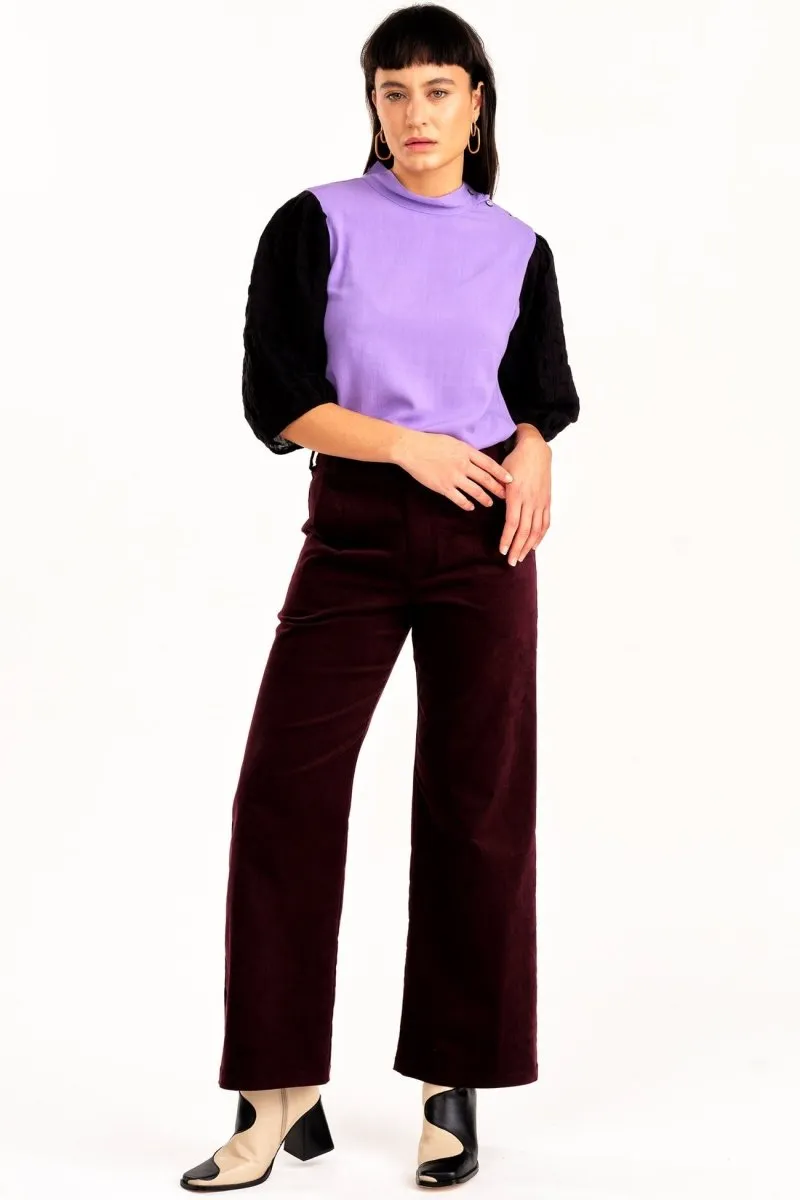 Jennifer Glasgow Diana Pants (Eggplant)