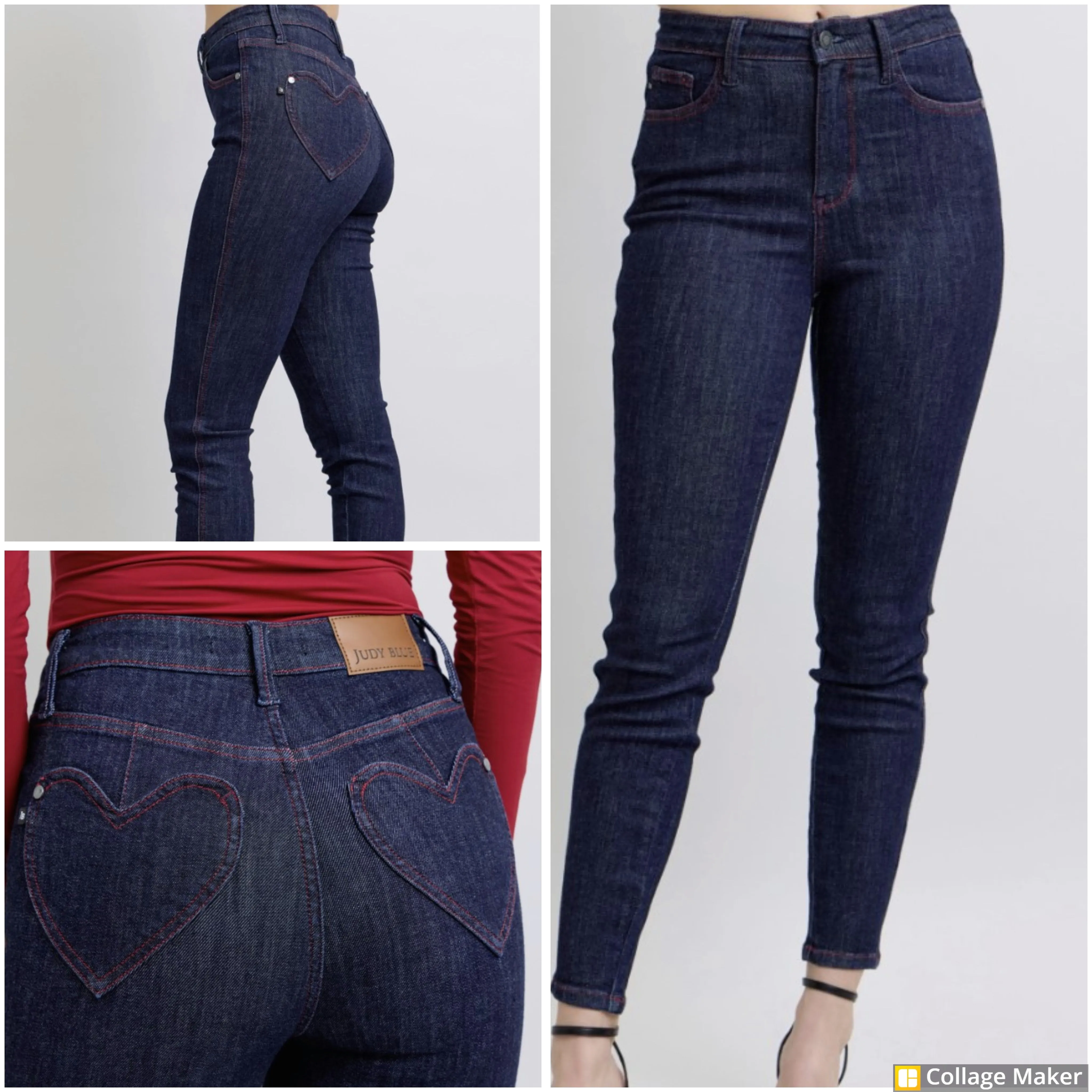 Judy Blue Style 88916 - Skinny Fit - Heart Pocket - #8488-8501