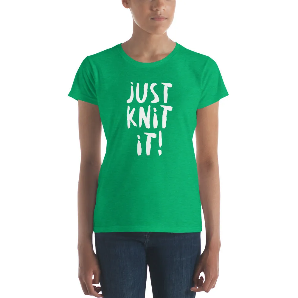 Just Knit It! (colorful t-shirt, classic fit)