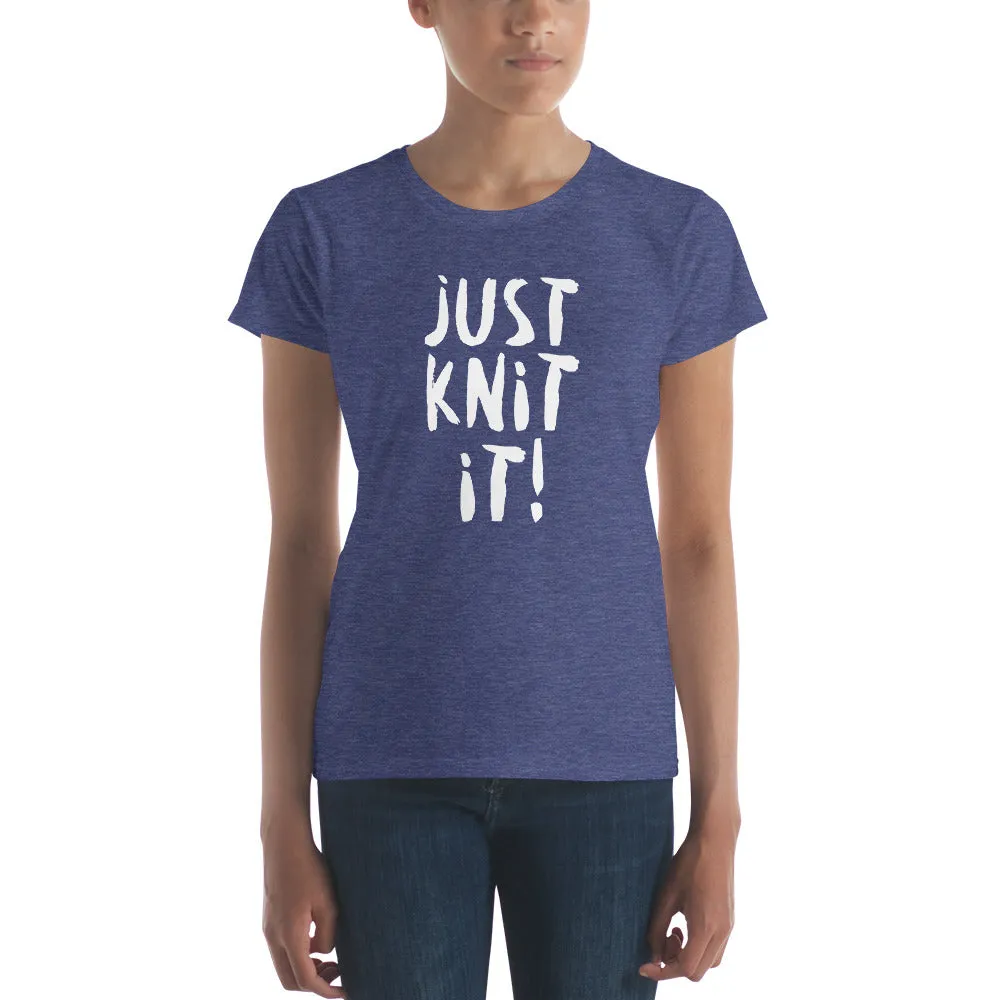 Just Knit It! (colorful t-shirt, classic fit)