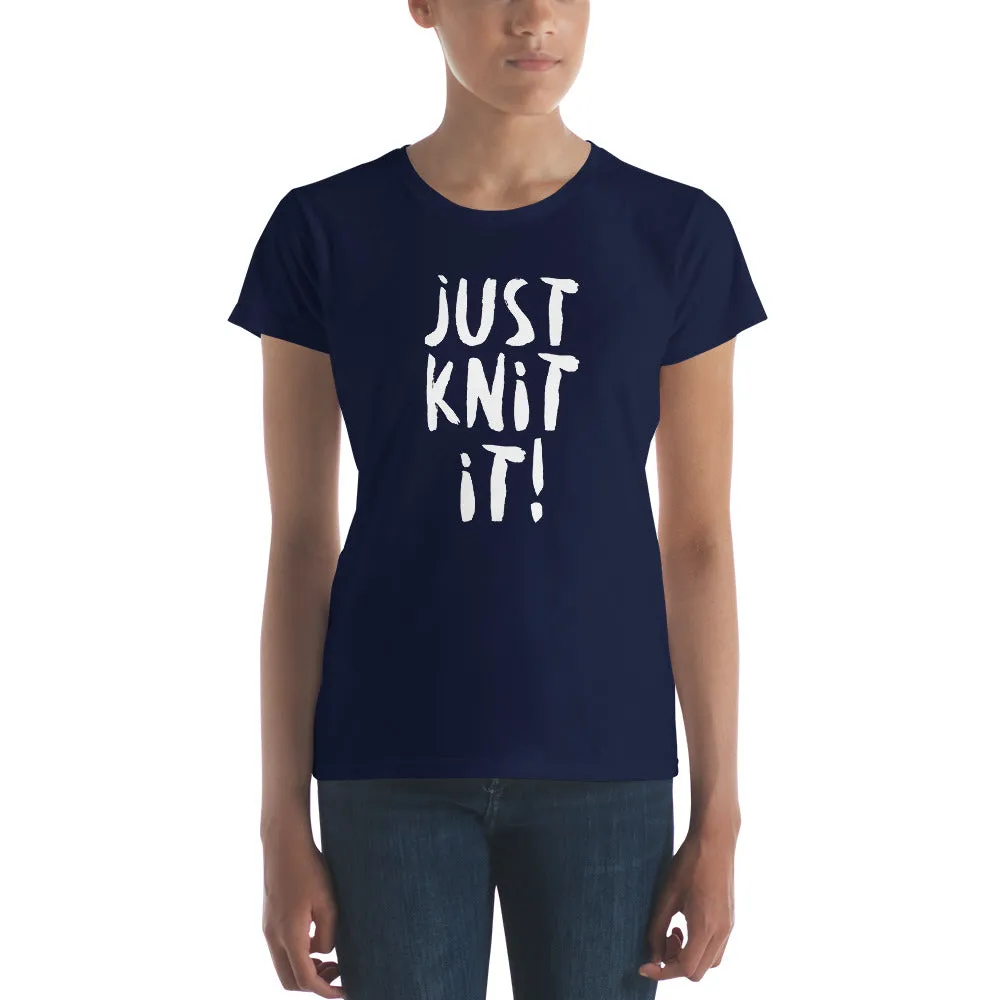 Just Knit It! (colorful t-shirt, classic fit)