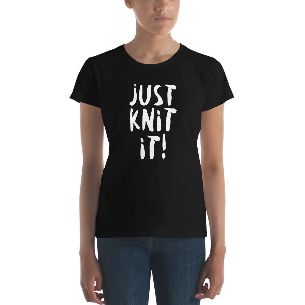 Just Knit It! (colorful t-shirt, classic fit)