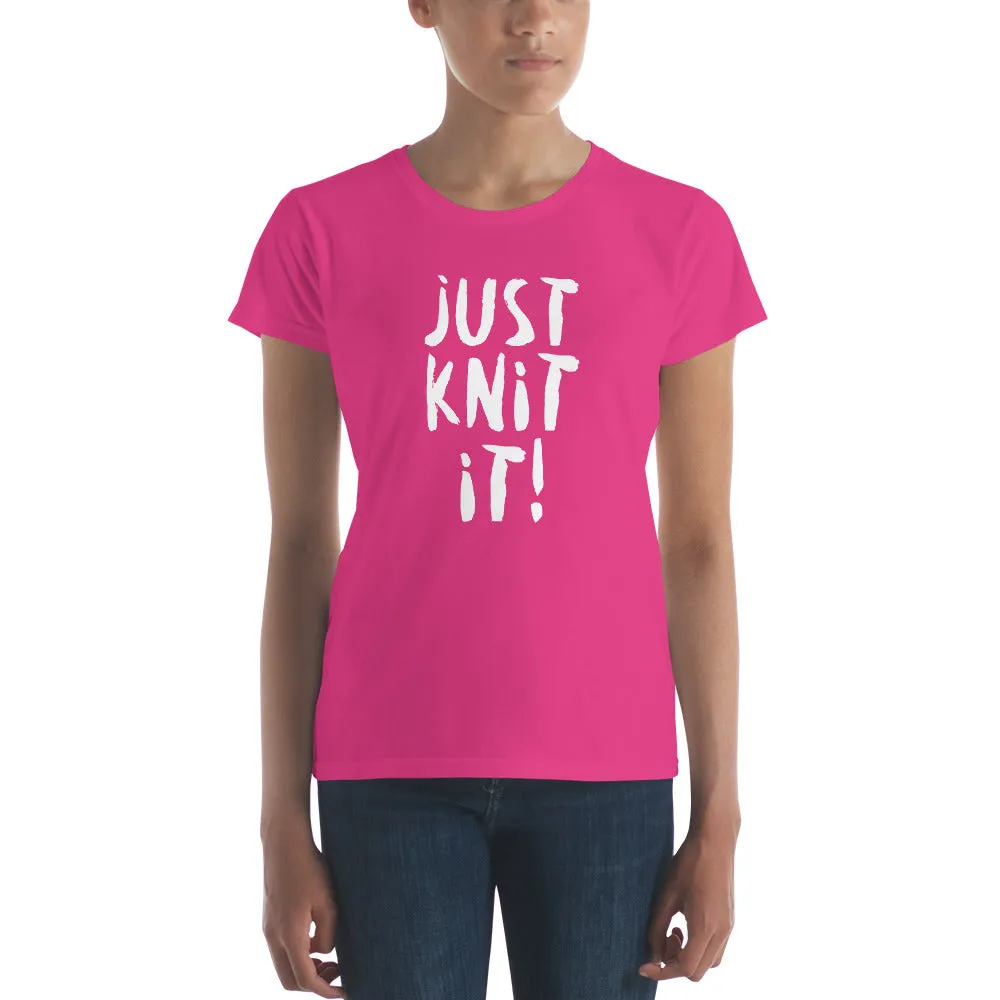 Just Knit It! (colorful t-shirt, classic fit)