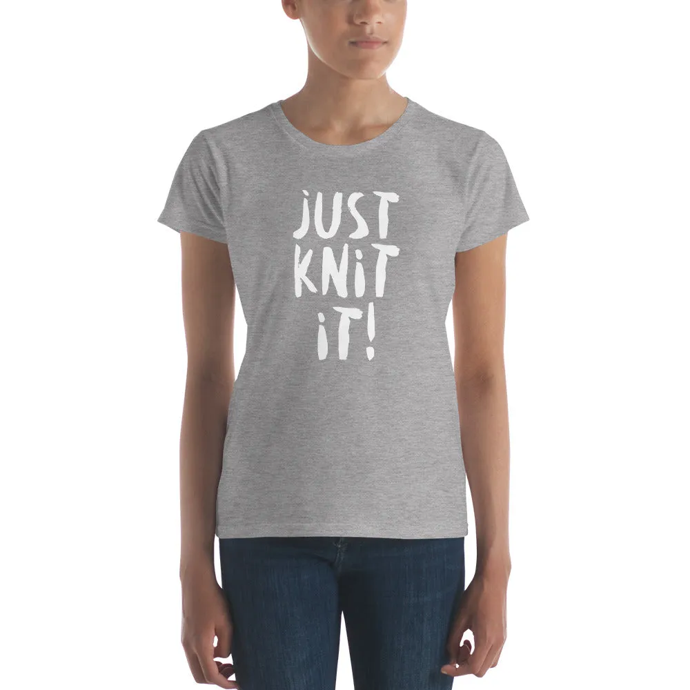 Just Knit It! (colorful t-shirt, classic fit)