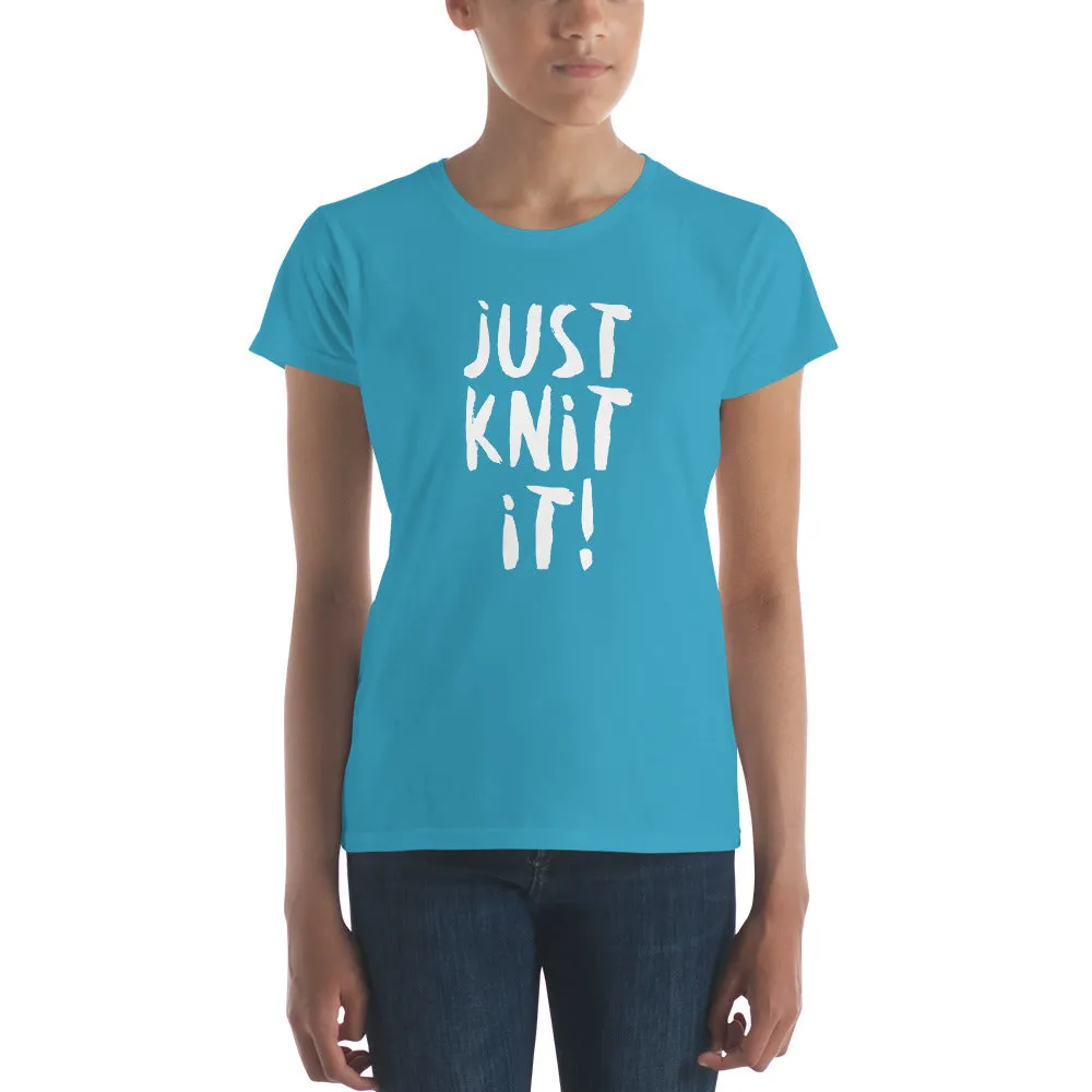 Just Knit It! (colorful t-shirt, classic fit)