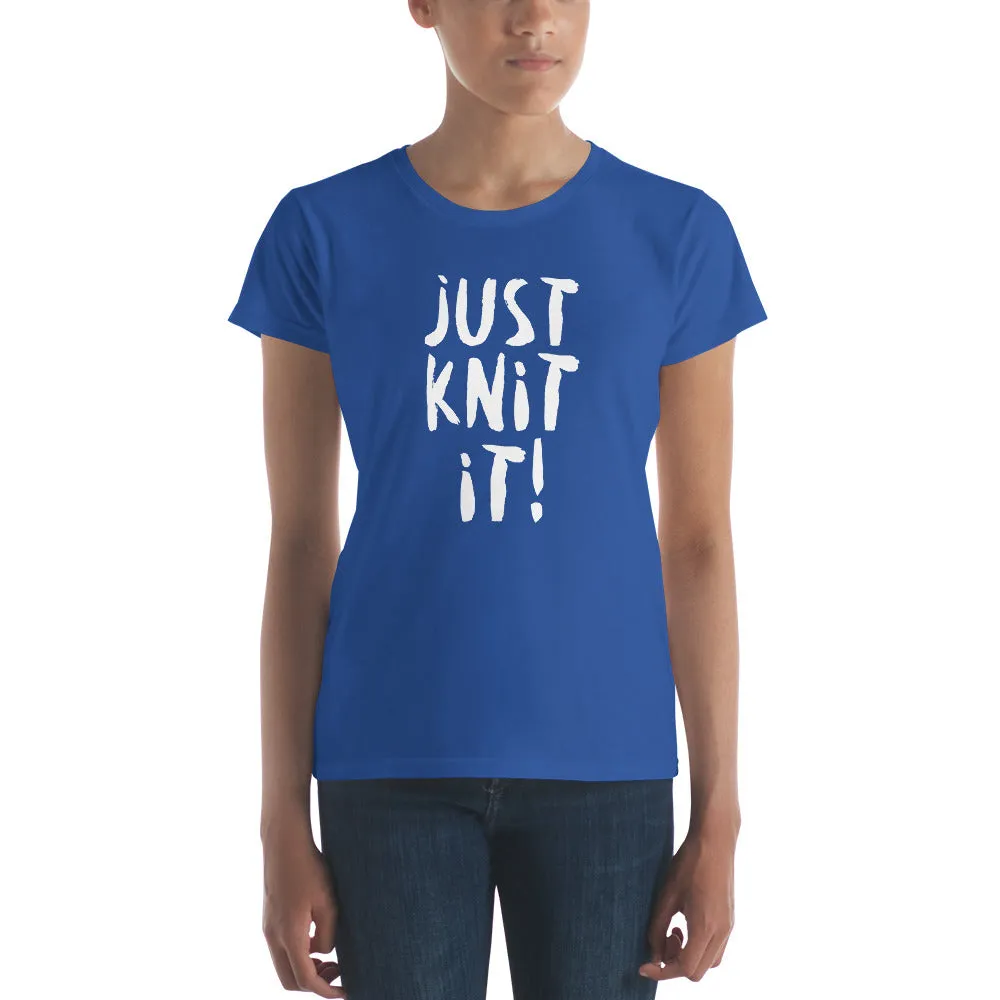 Just Knit It! (colorful t-shirt, classic fit)