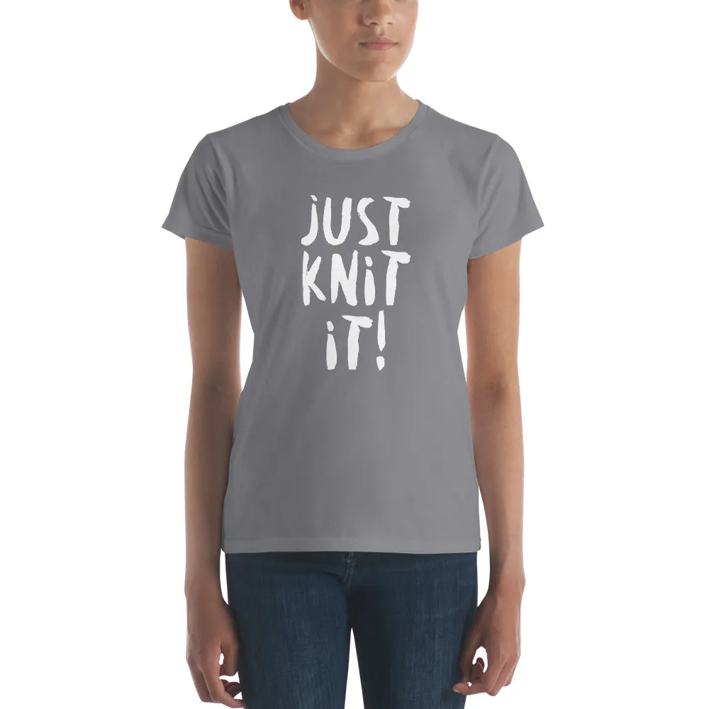 Just Knit It! (colorful t-shirt, classic fit)