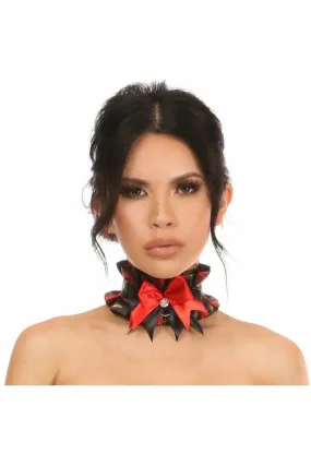 Kitten Collection Red Roses Satin Choker