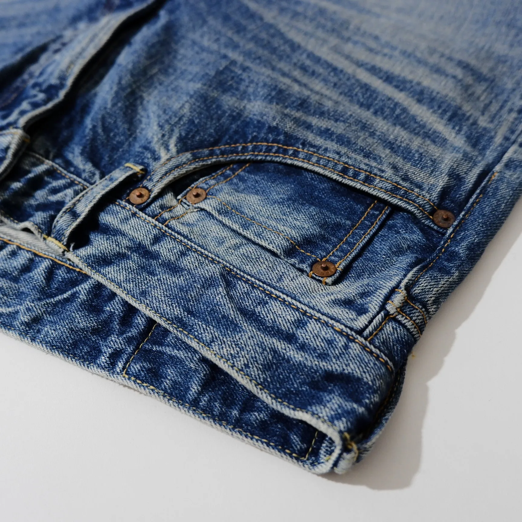 Light Indigo Selvedge Denim Jeans