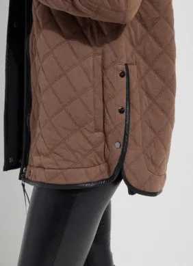 London Quilted Jacket | Cold Chesnut